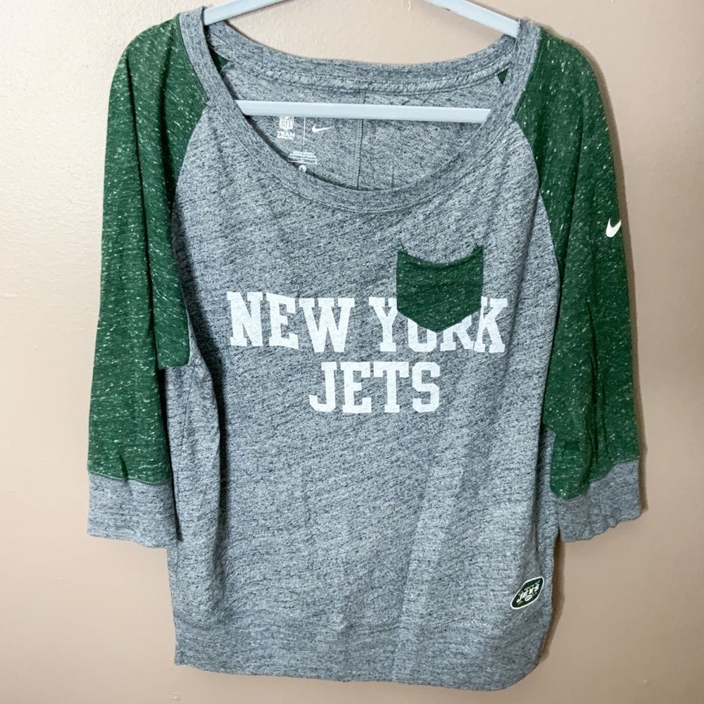 NFL NIKE || NEW YORK JETS Woman's top size large
